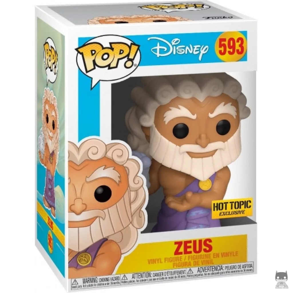 Zeus Funko Pop! figure in its box