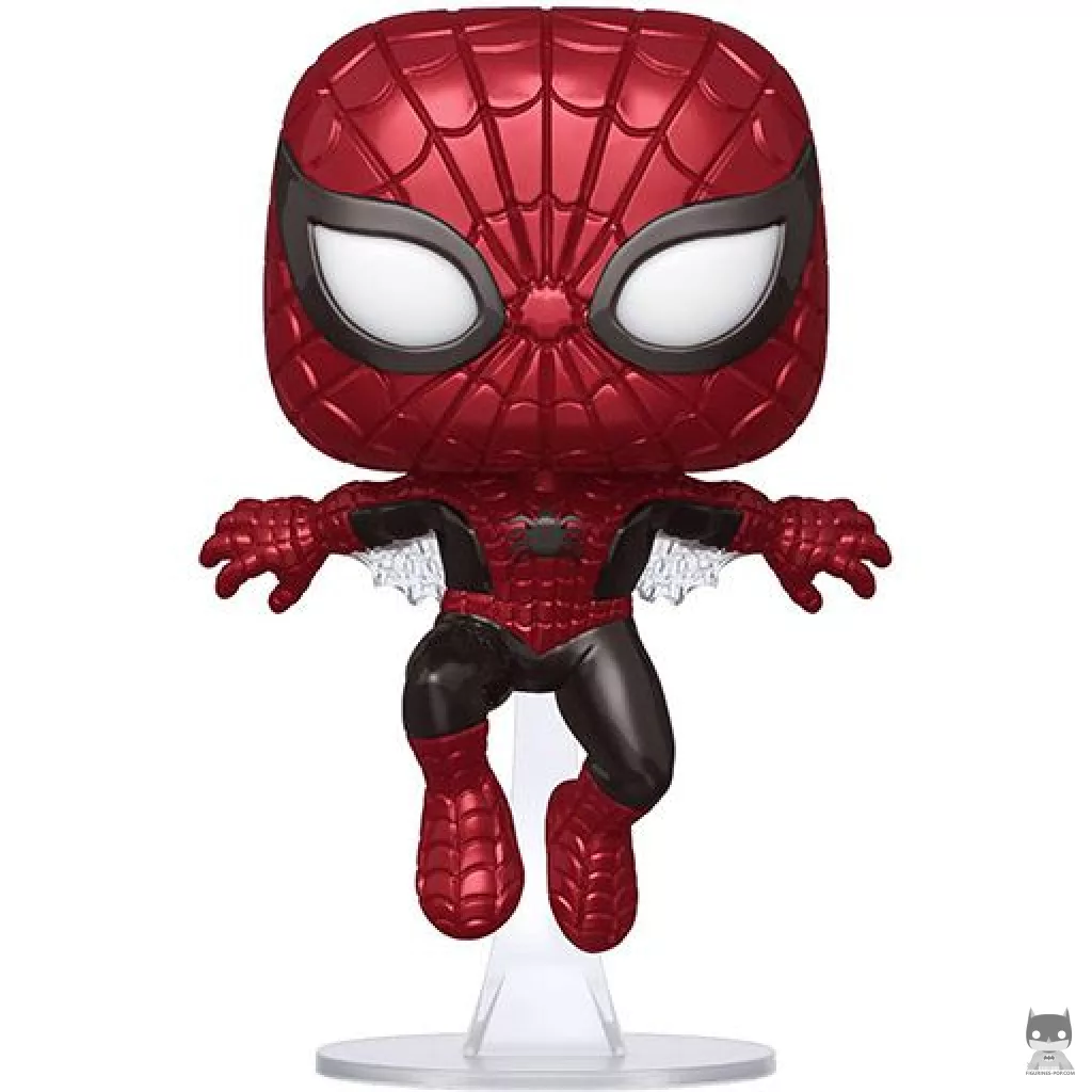 Spider-Man (Metallic) Funko Pop! figure (Marvel 80 Years)