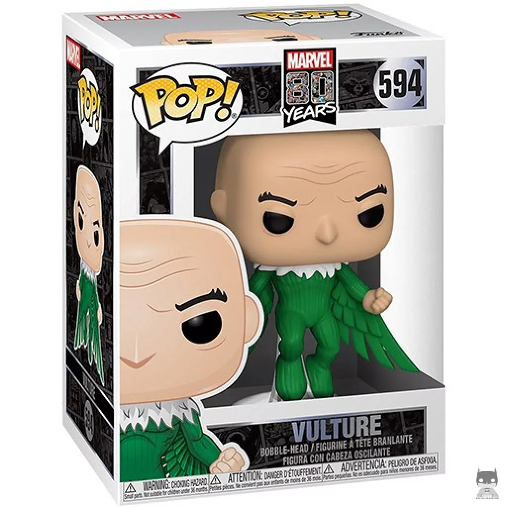 Vulture Funko Pop! figure in its box