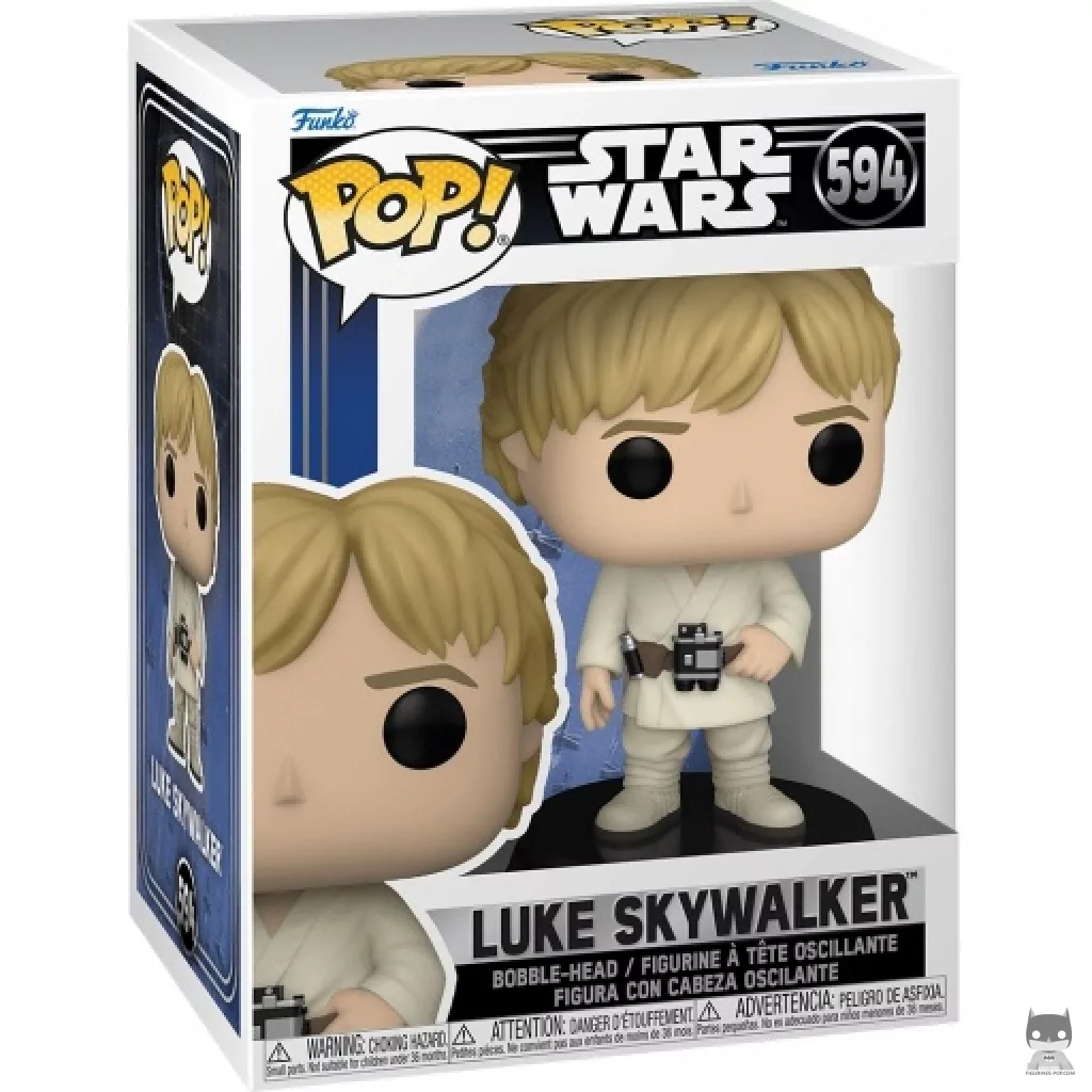 Luke Skywalker Funko Pop! figure in its box