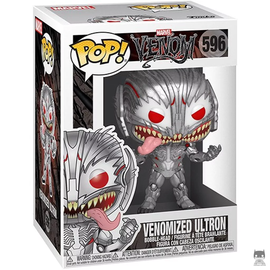 Venomized Ultron Funko Pop! figure in its box