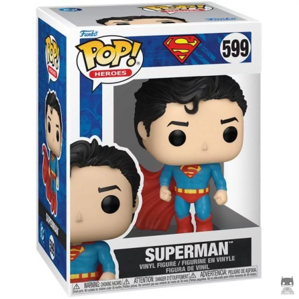 Superman Funko Pop! figure in its box