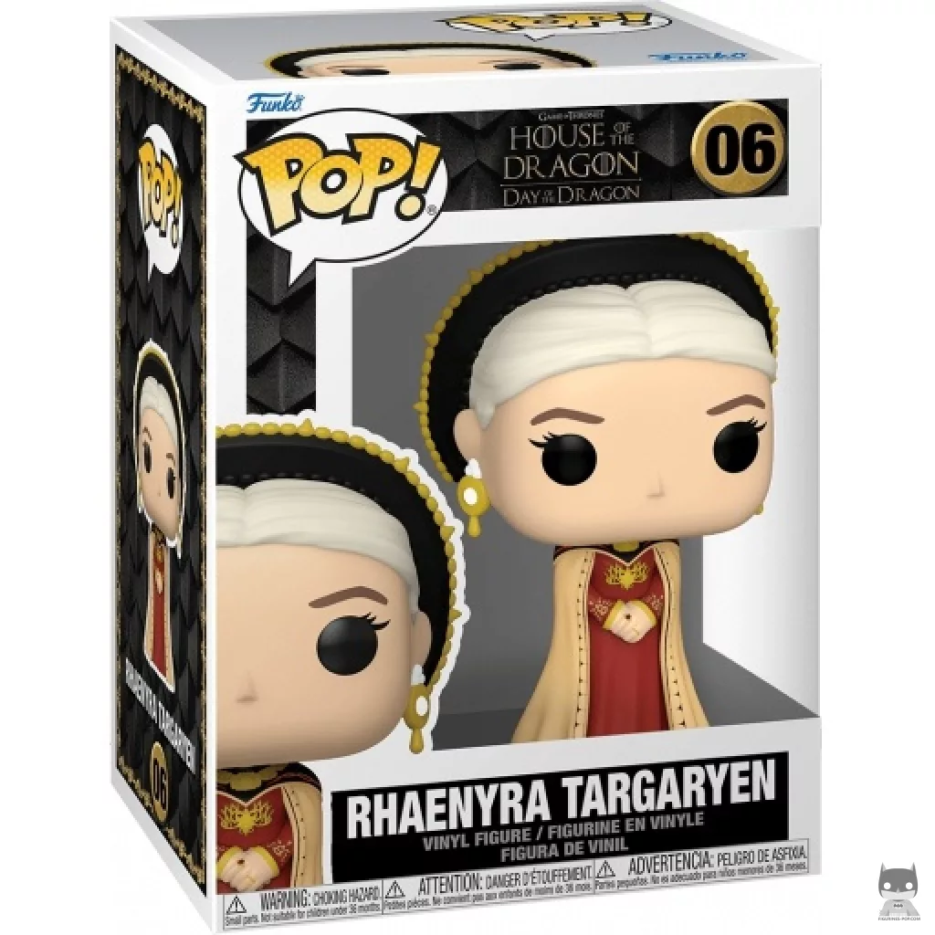 Rhaenyra Targaryen Funko Pop! figure in its box