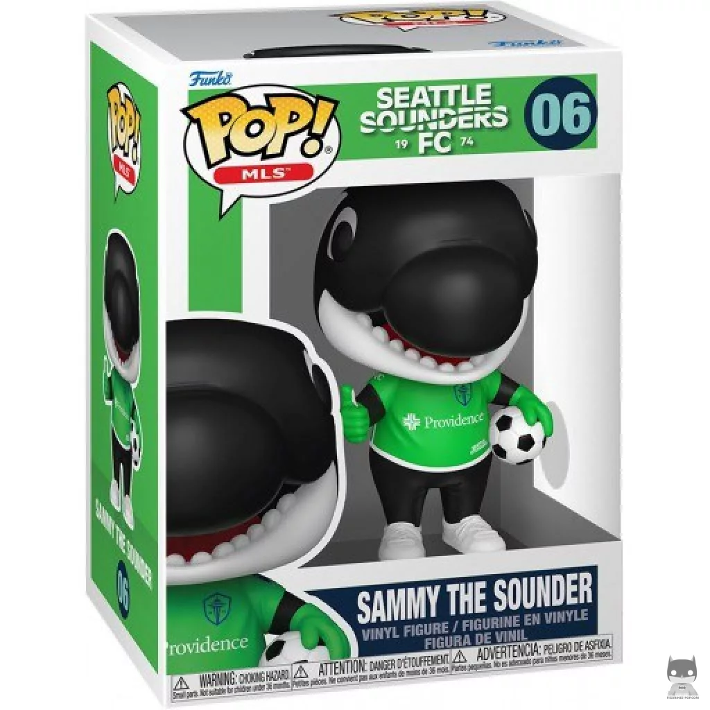 Sammy The Sounder (Seattle Sounders FC) Funko Pop! figure in its box