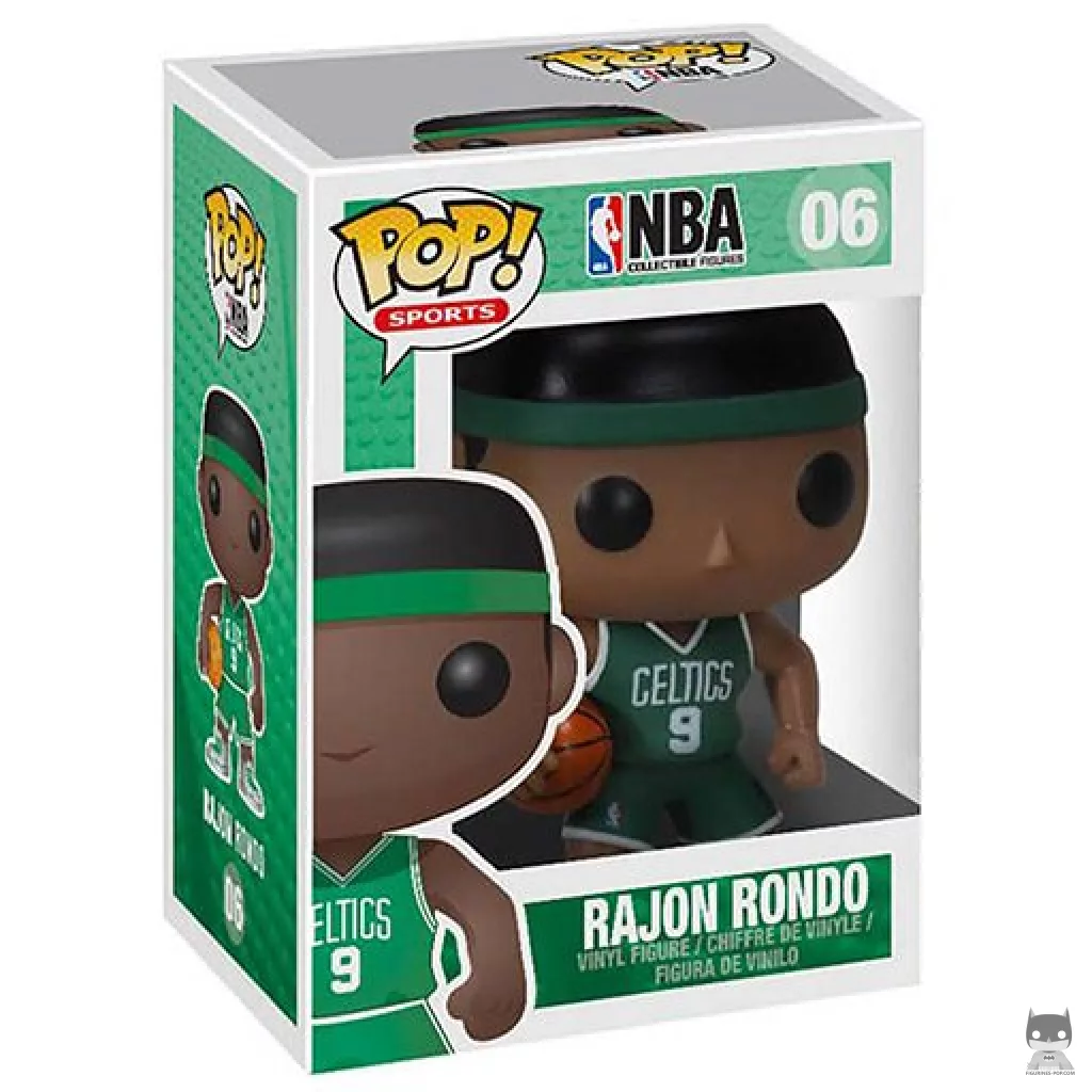Rajon Rondo Funko Pop! figure in its box