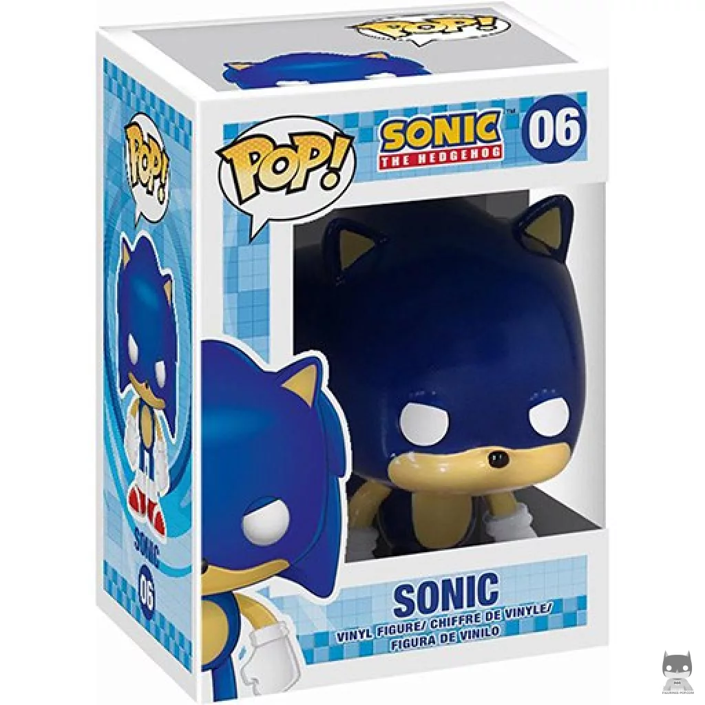 Sonic the Hedgehog Funko Pop! figure in its box