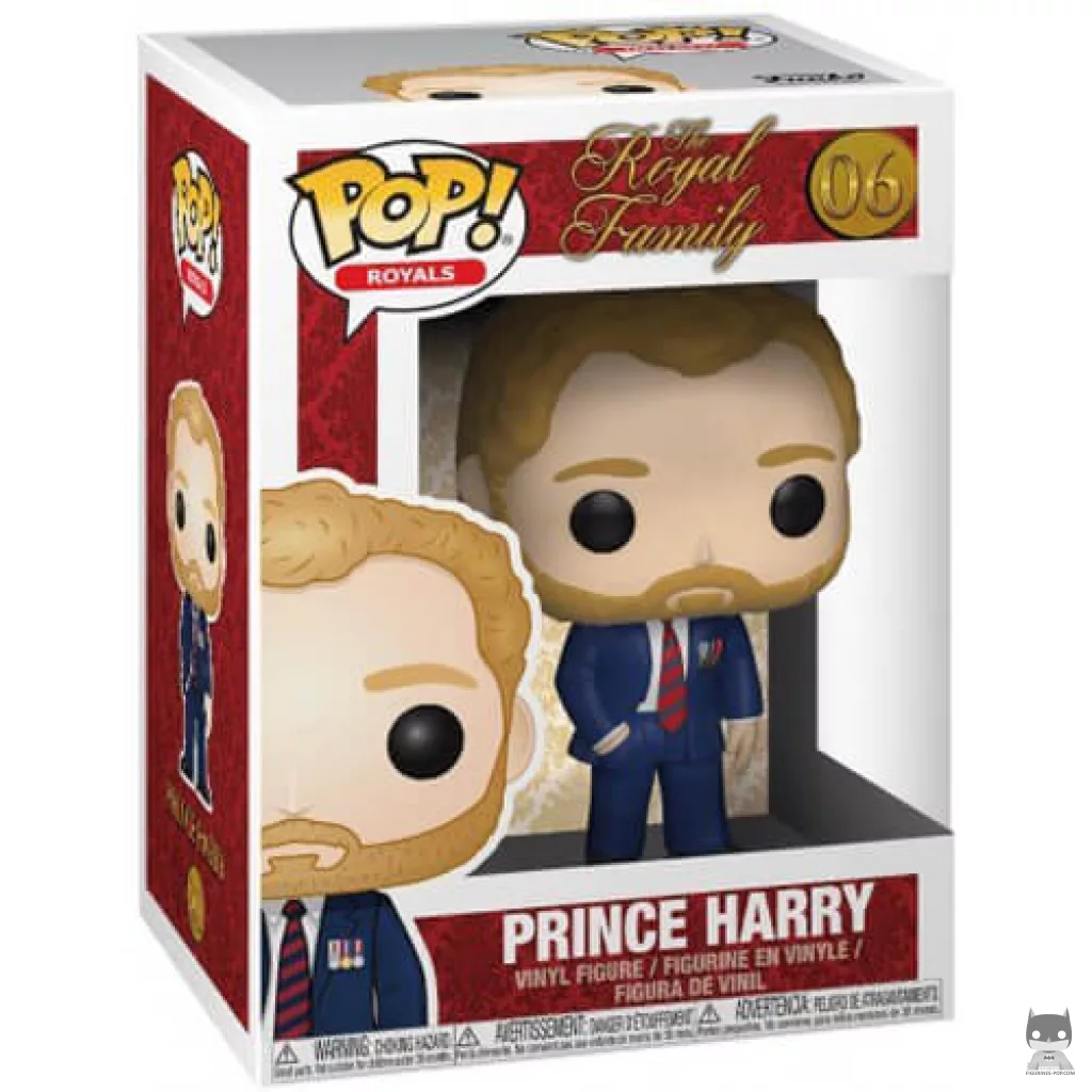 Prince Harry Funko Pop! figure in its box