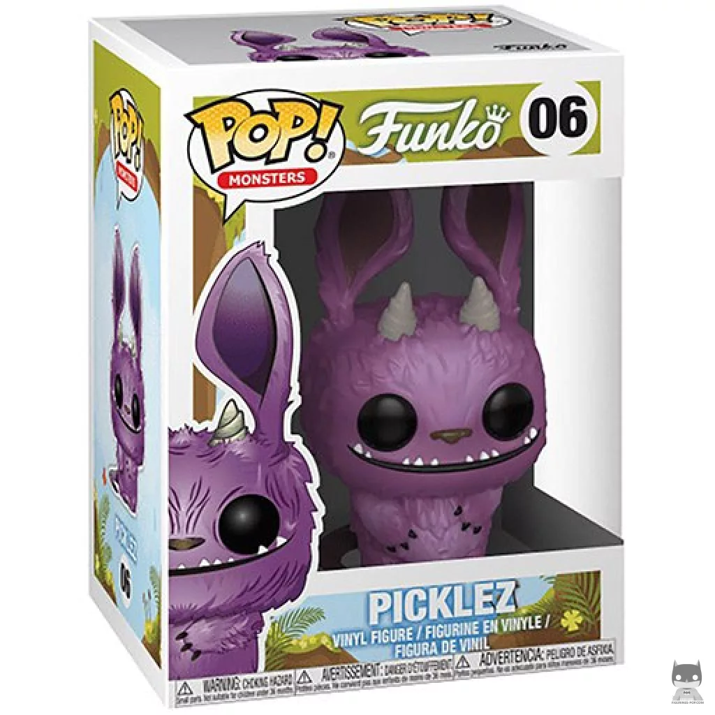 Picklez (Purple) Funko Pop! figure in its box