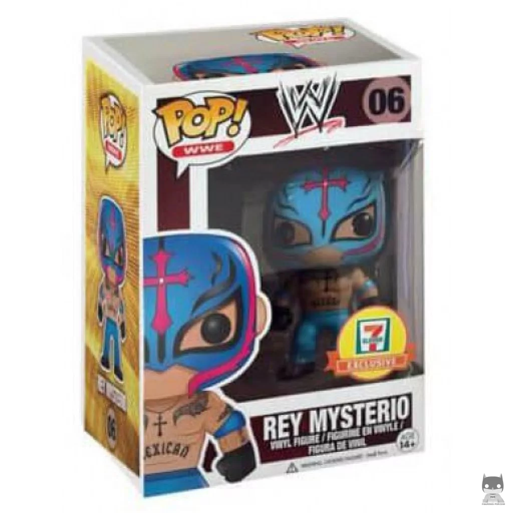 Rey Mysterio Funko Pop! figure in its box