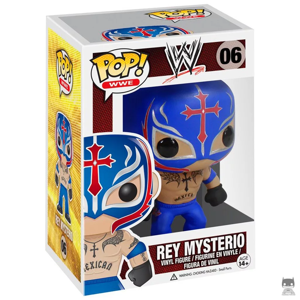 Rey Mysterio Funko Pop! figure in its box
