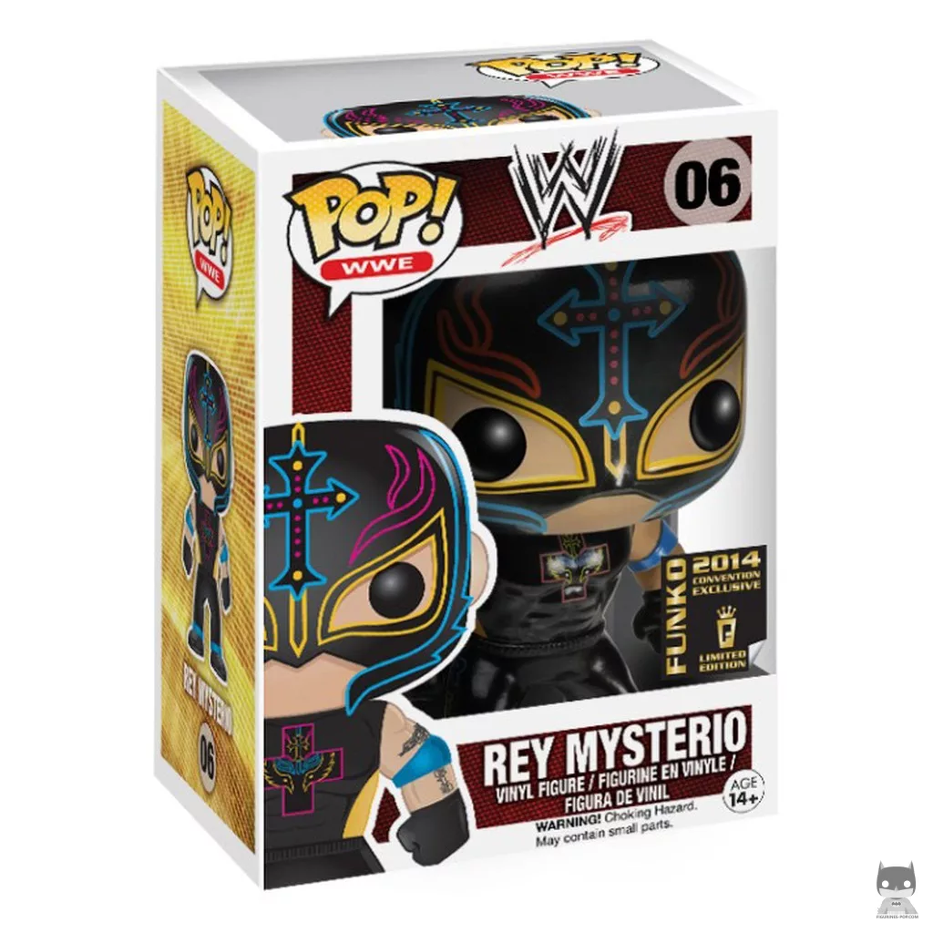 Rey Mysterio Funko Pop! figure in its box