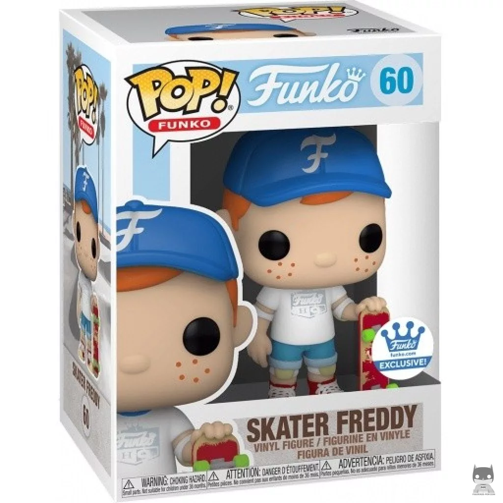 Skater Freddy Funko Pop! figure in its box
