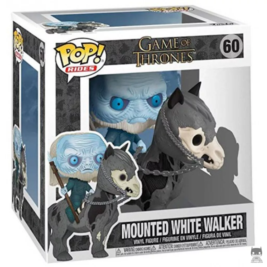 Mounted White Walker Funko Pop! figure in its box