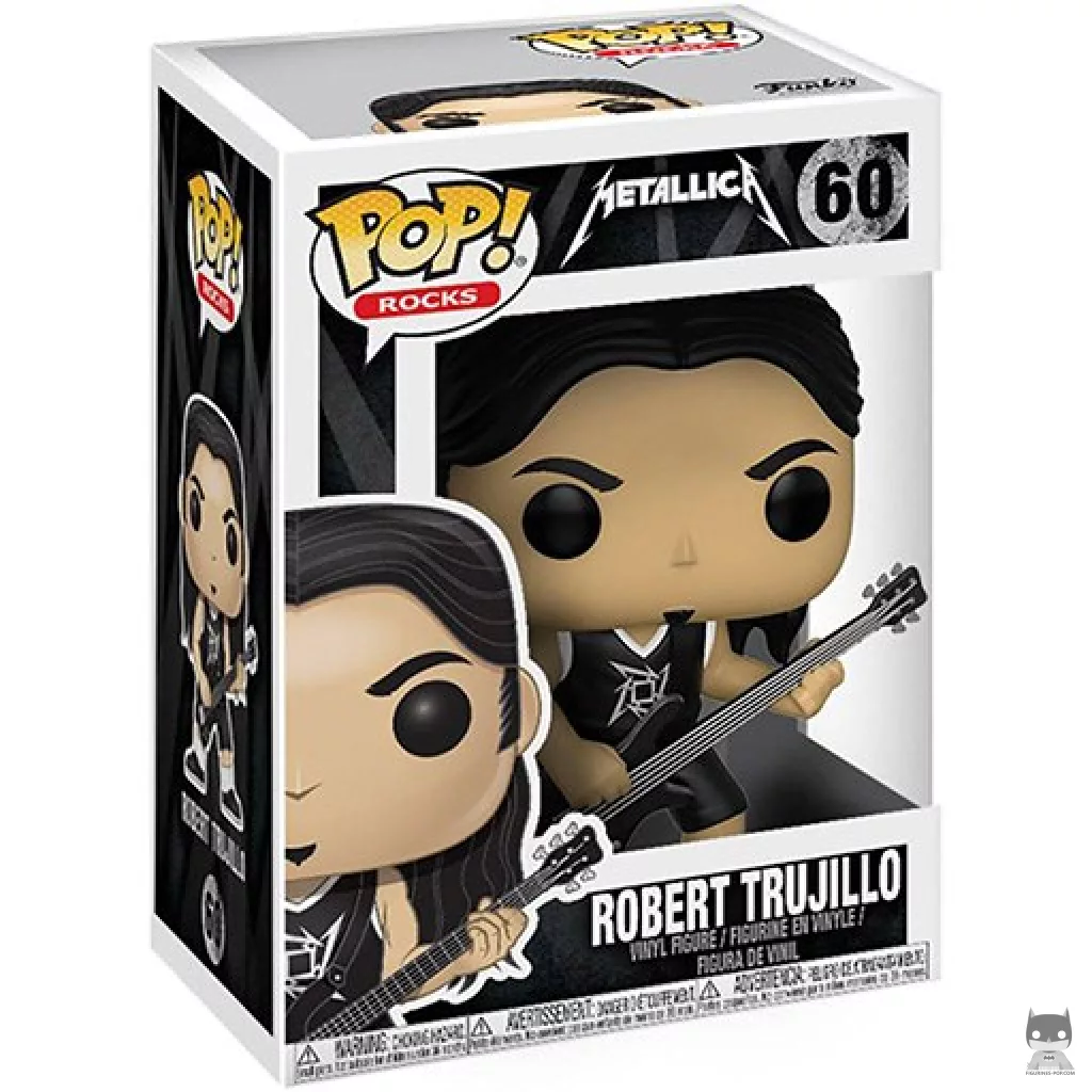 Robert Trujillo Funko Pop! figure in its box