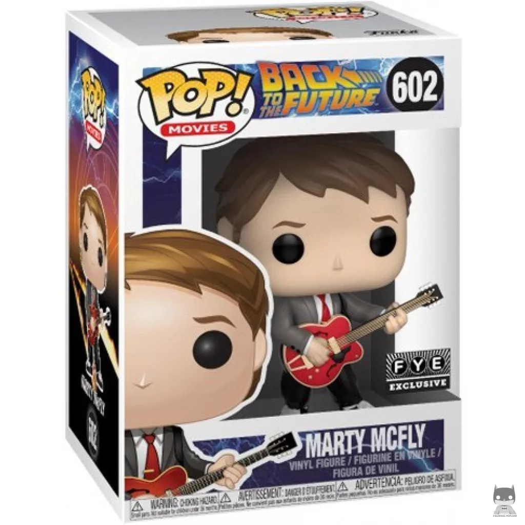 Marty McFly (with Guitar) (Fan Expo) Funko Pop! figure in its box