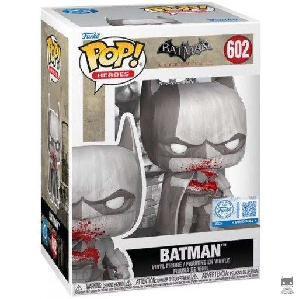Batman (Bloody) Funko Pop! figure in its box
