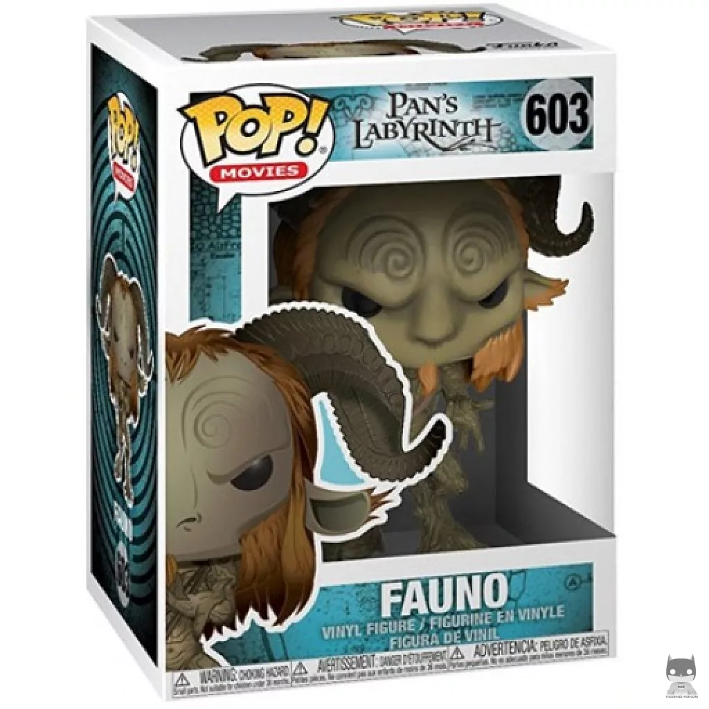 Fauno Funko Pop! figure in its box