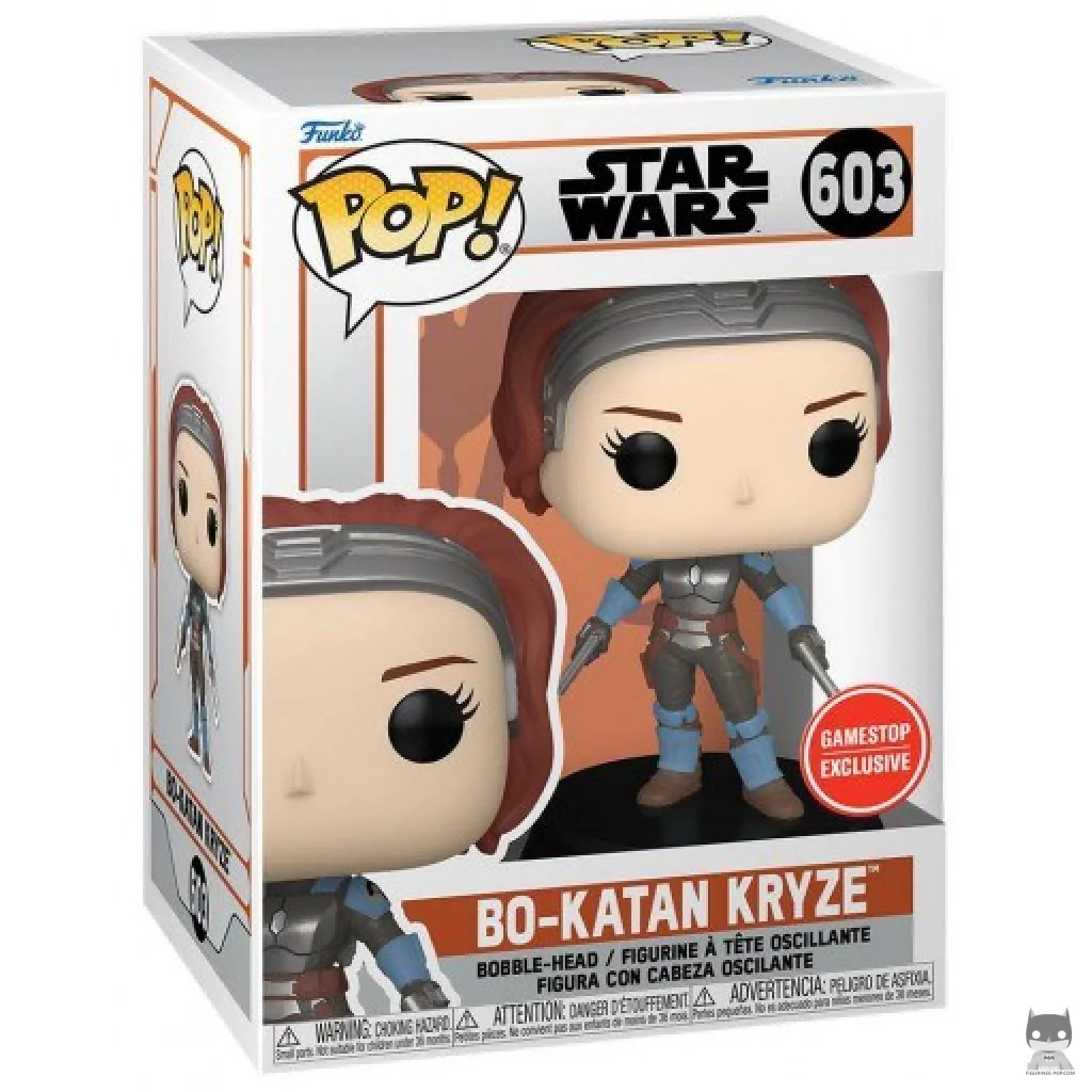 Bo-Katan Kryze Funko Pop! figure in its box