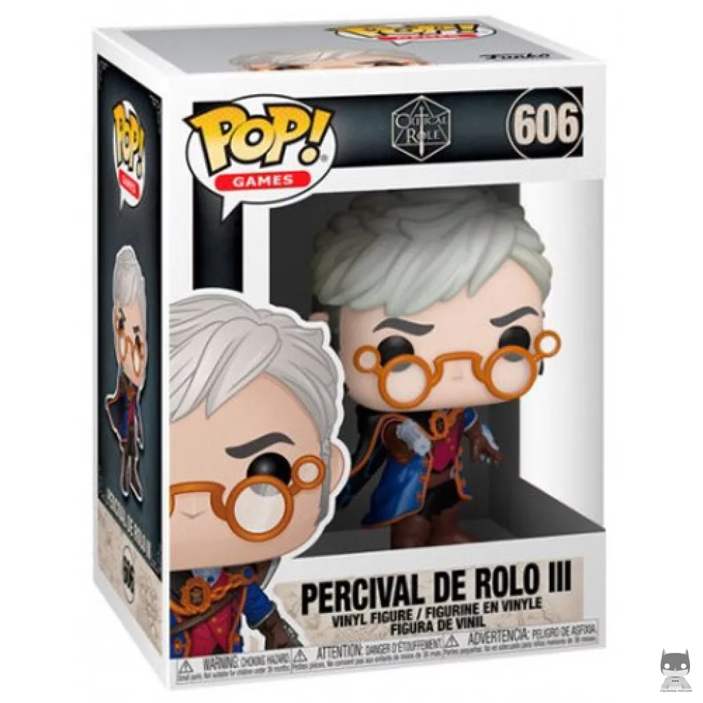 Percival De Rolo III Funko Pop! figure in its box