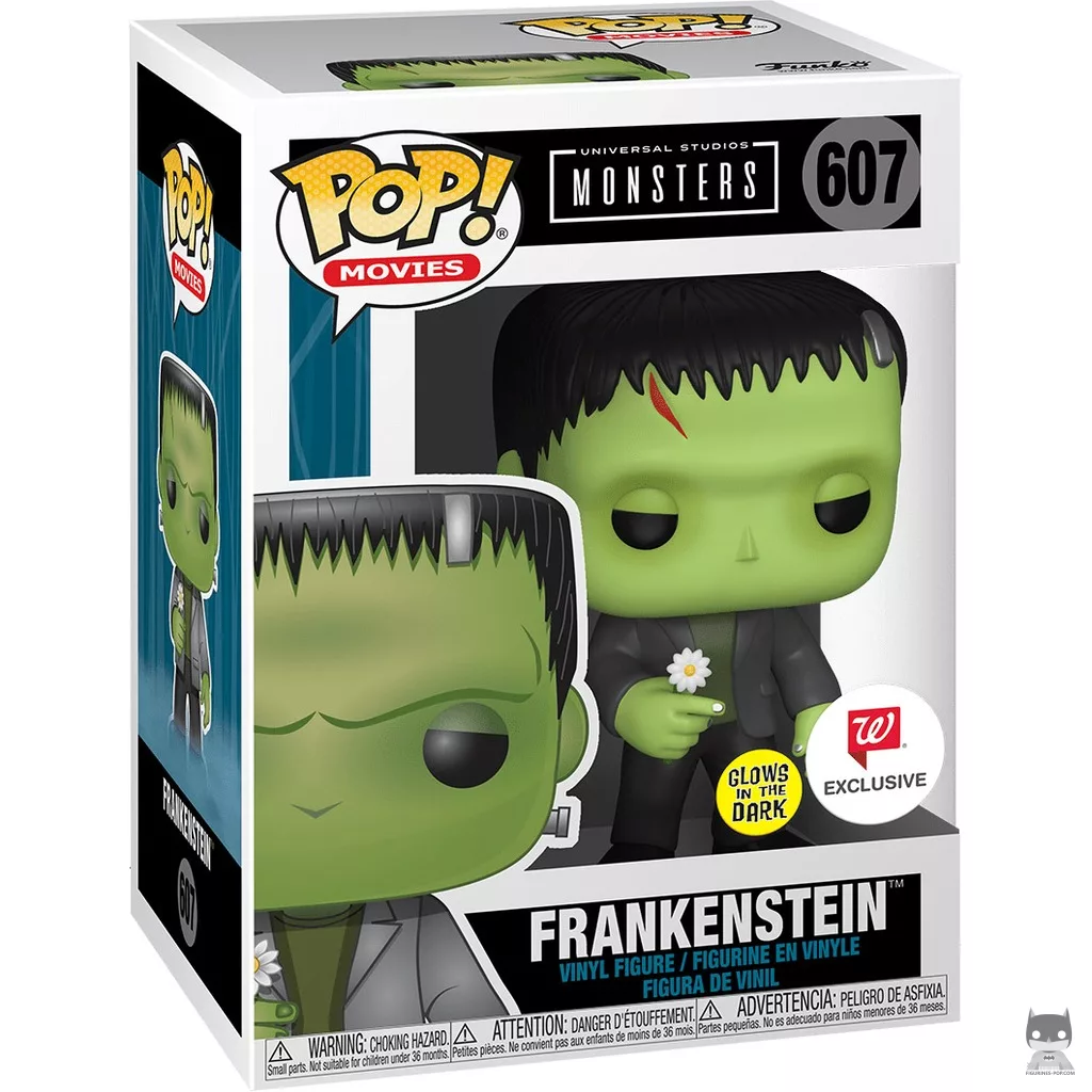 Frankenstein with flower Funko Pop! figure in its box