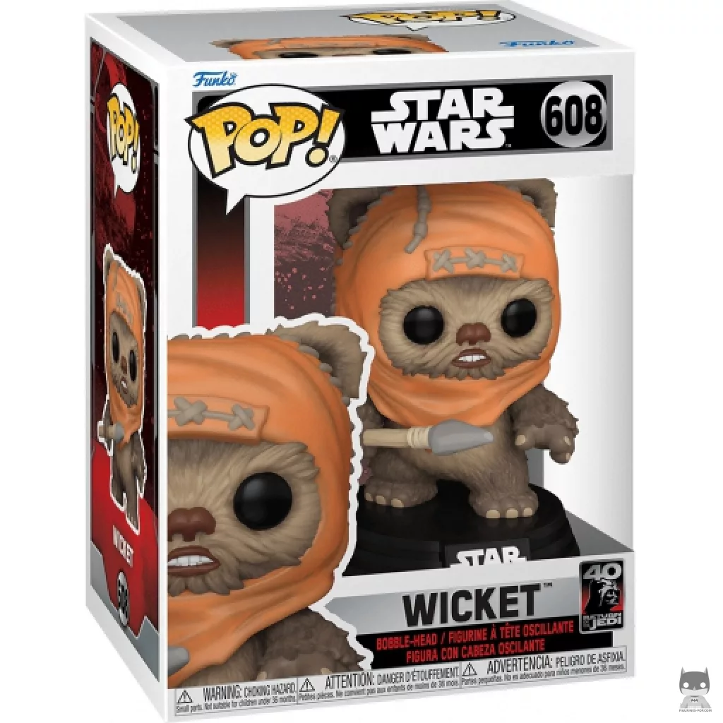 Wicket Funko Pop! figure in its box