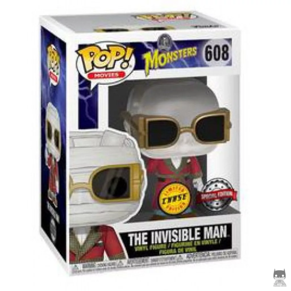 The Invisible Man clear (Chase) Funko Pop! figure (Universal Monsters)
