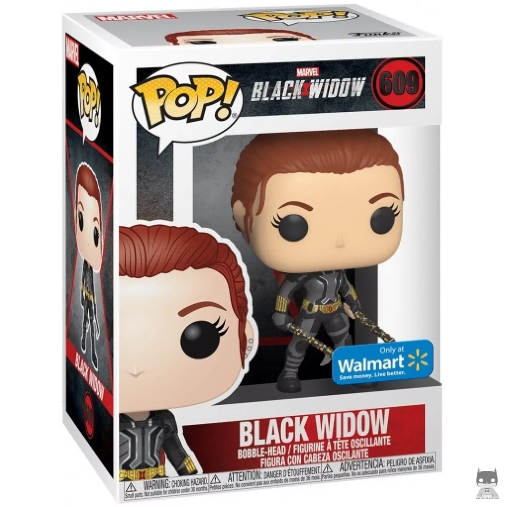 Black Widow Funko Pop! figure in its box