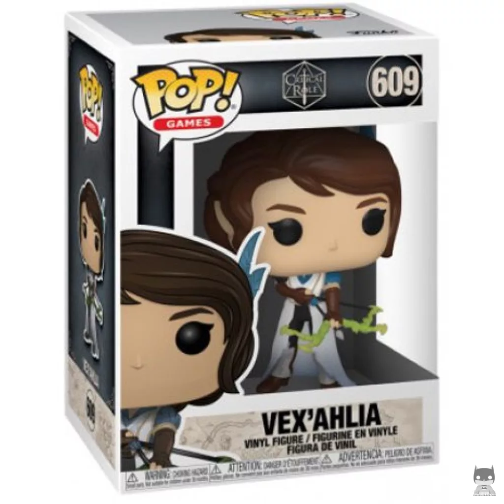 Vex'Ahlia Funko Pop! figure in its box