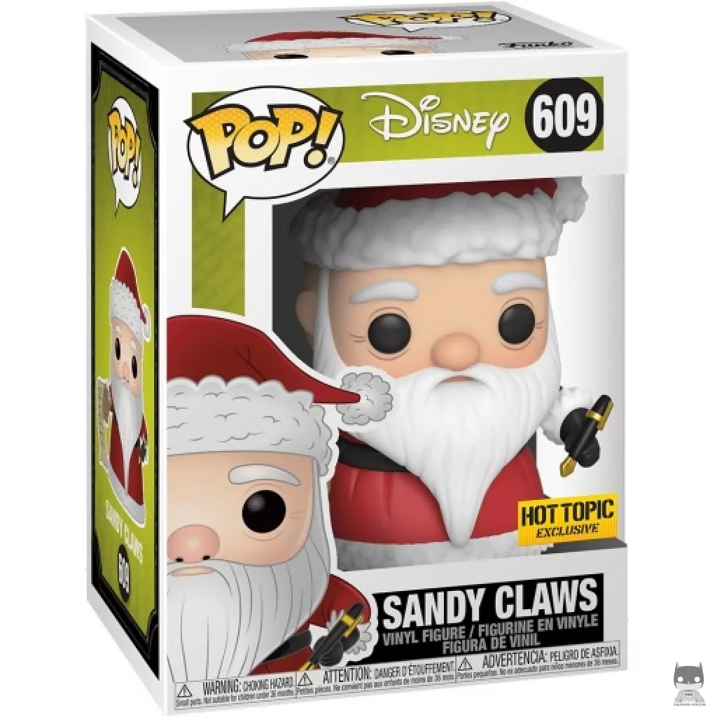 Sandy Claws Funko Pop! figure in its box
