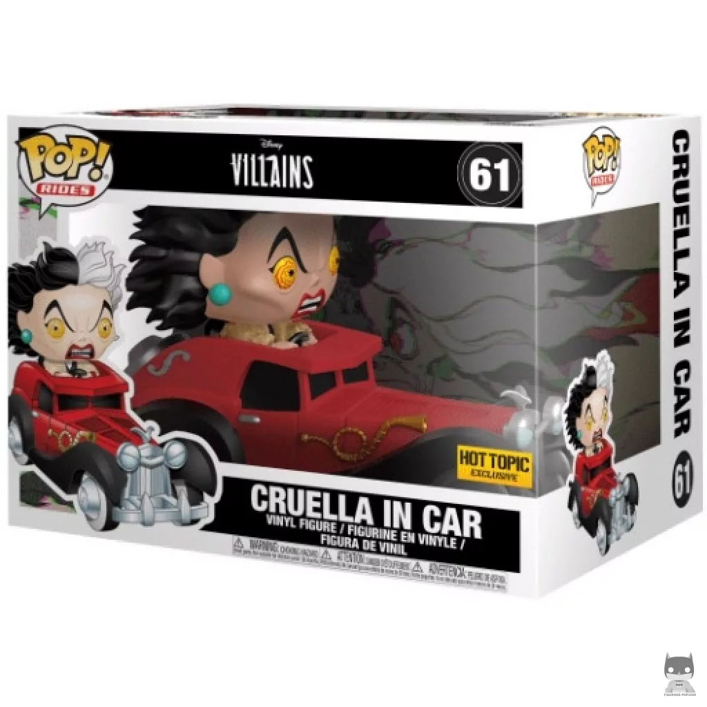 Cruella in Car Funko Pop! figure in its box