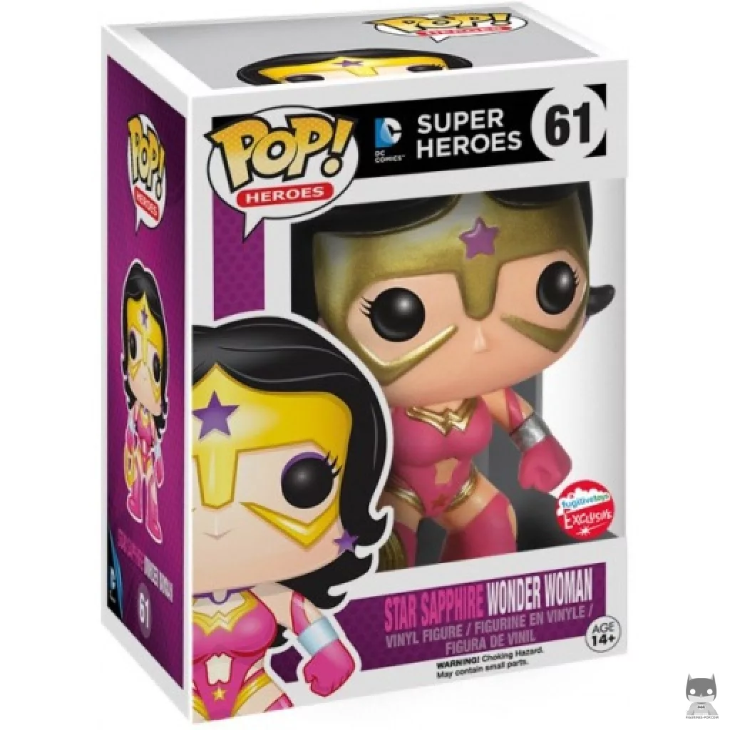 Wonder Woman as Star Sapphire Funko Pop! figure in its box