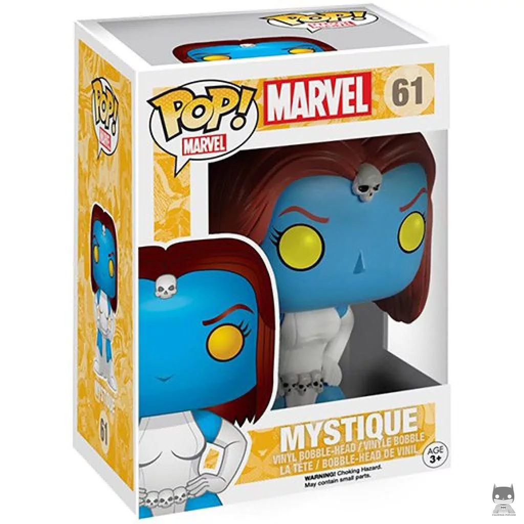 Mystique Funko Pop! figure in its box