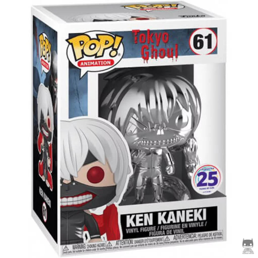 Ken Kaneki (Chrome) Funko Pop! figure in its box