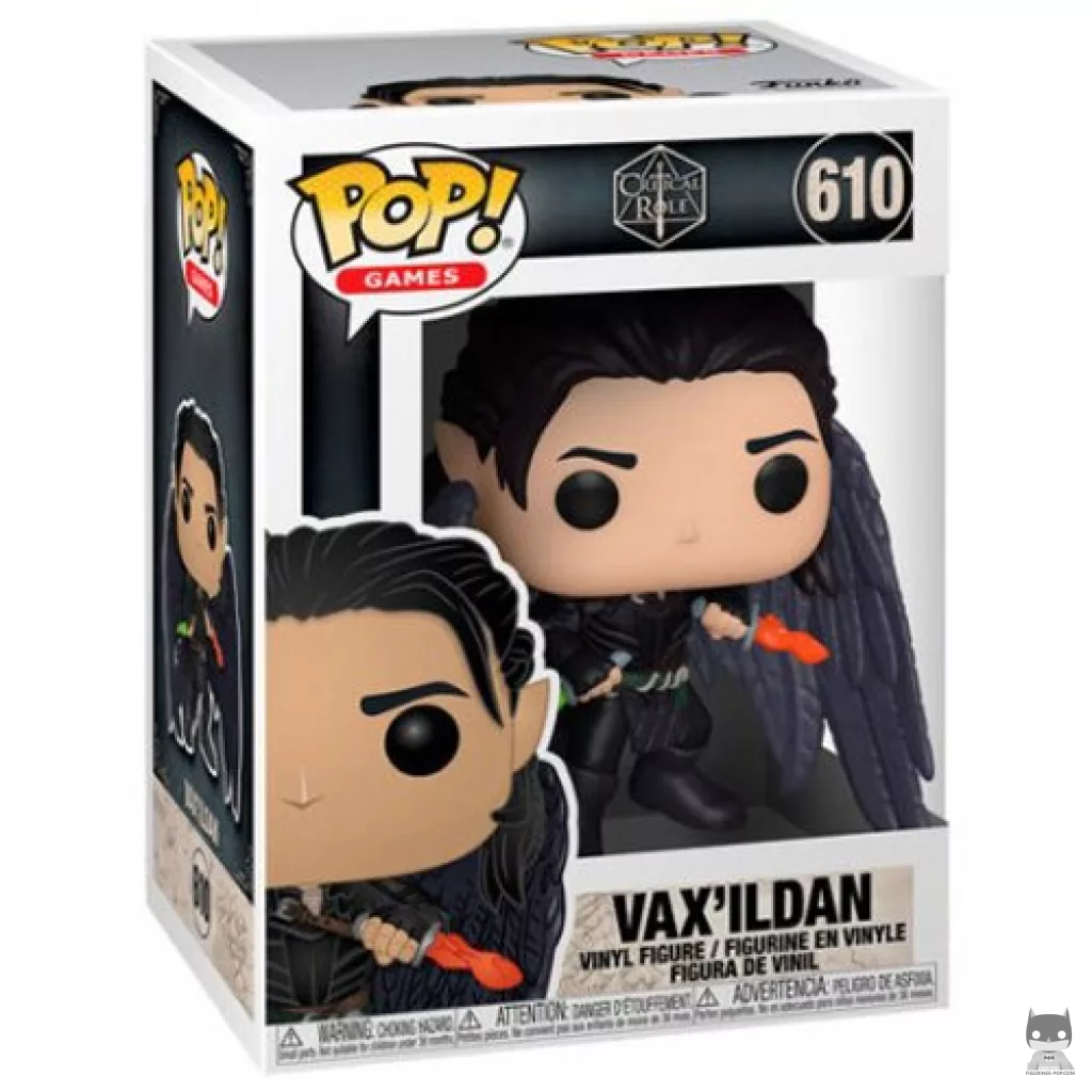 Vax'Ildan Funko Pop! figure in its box