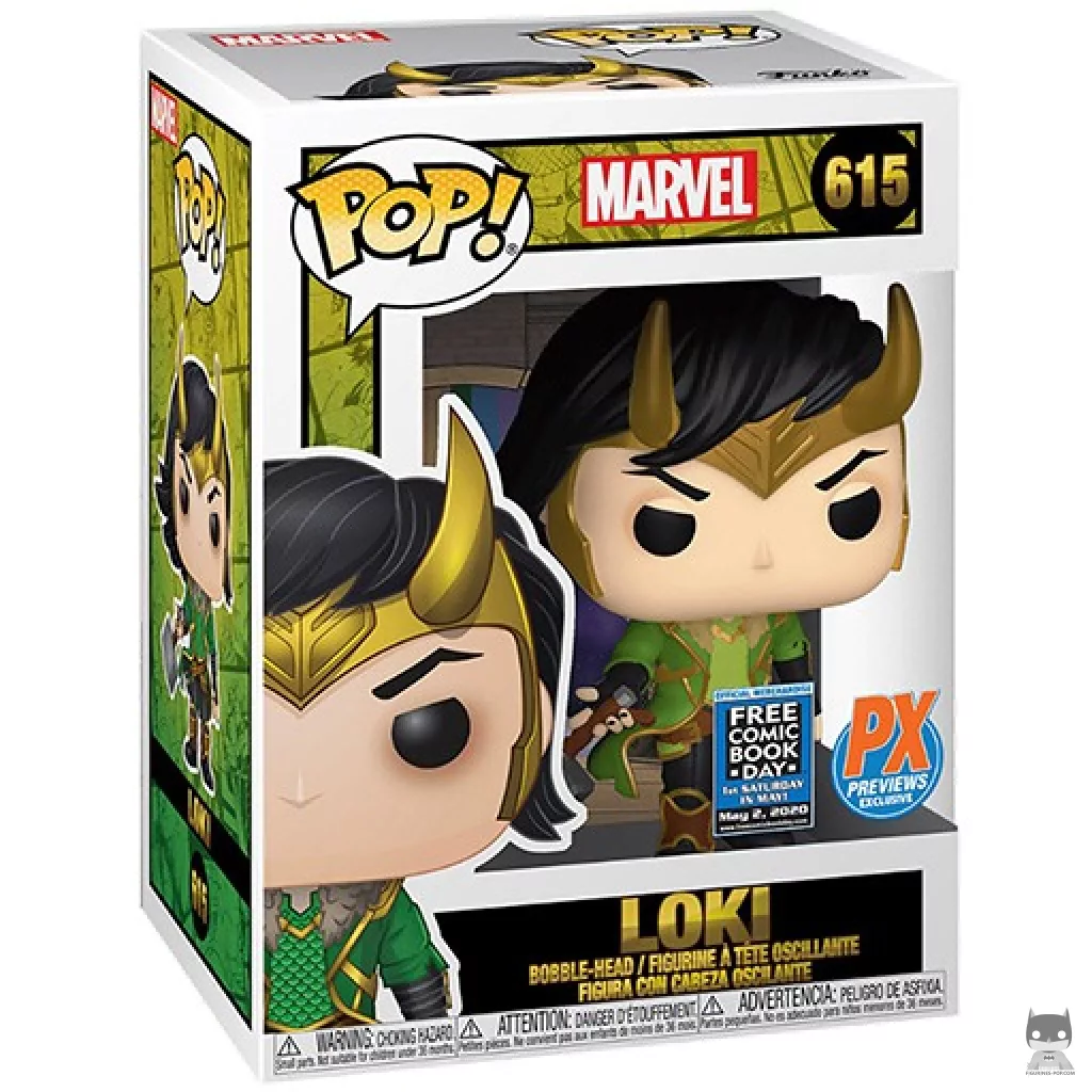 Loki Funko Pop! figure in its box