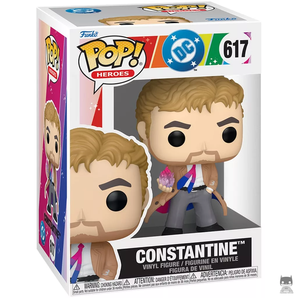 Constantine (Pride) Funko Pop! figure in its box