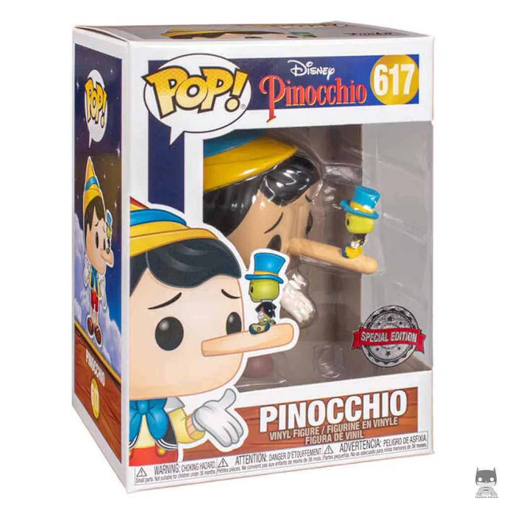 Pinocchio Funko Pop! figure in its box