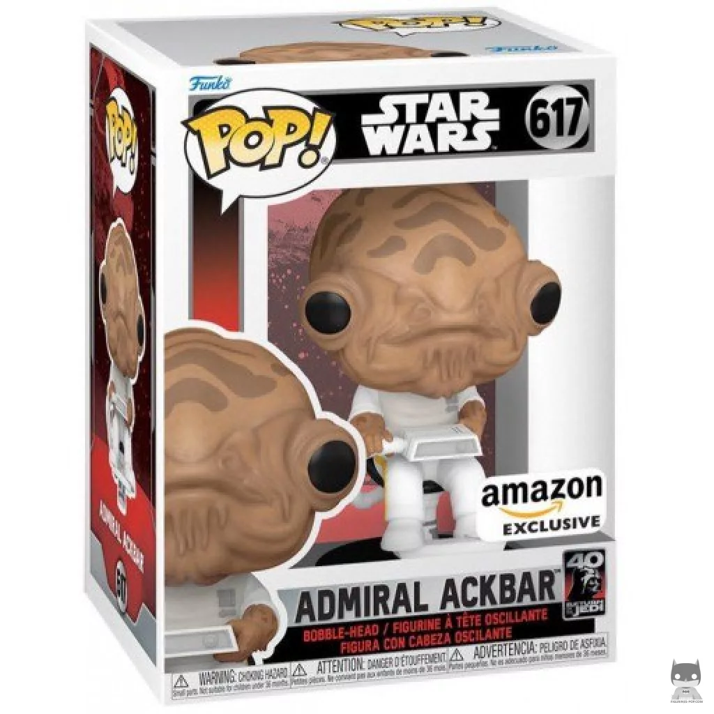 Admiral Ackbar Funko Pop! figure in its box