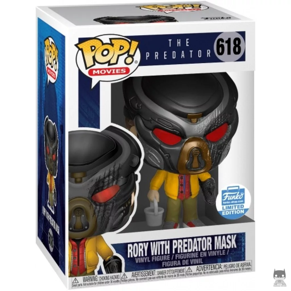 Rory with mask Funko Pop! figure in its box