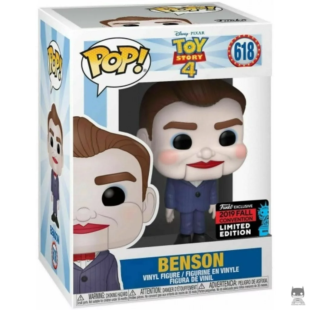 Benson Funko Pop! figure in its box