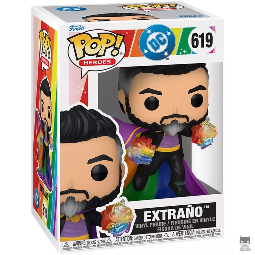 Extraño (Pride) Funko Pop! figure in its box
