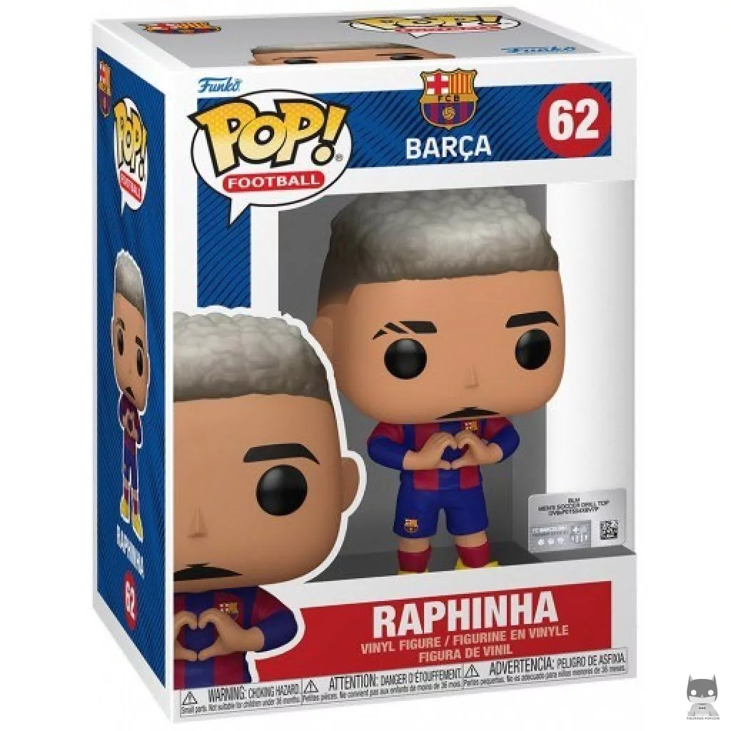 Raphinha (FC Barcelona) Funko Pop! figure in its box