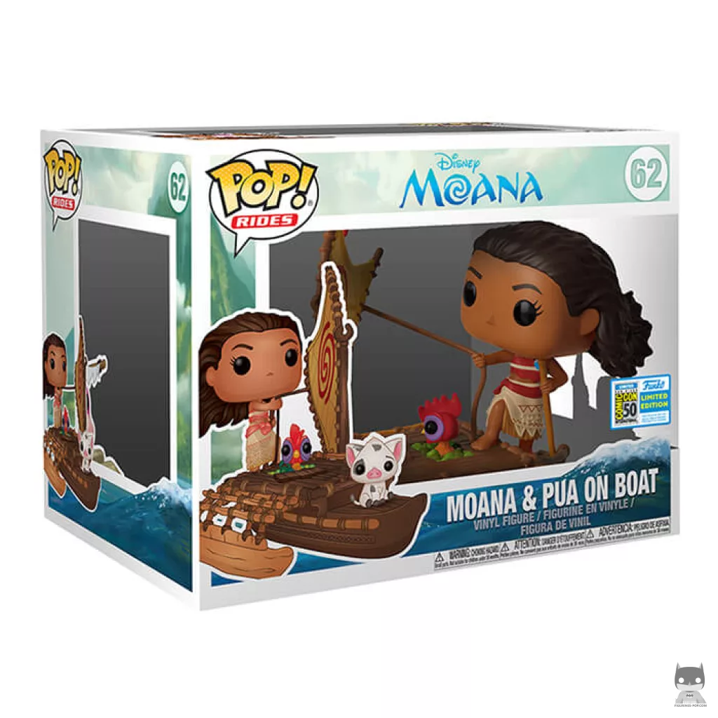 Moana & Pua On Boat Funko Pop! figure in its box