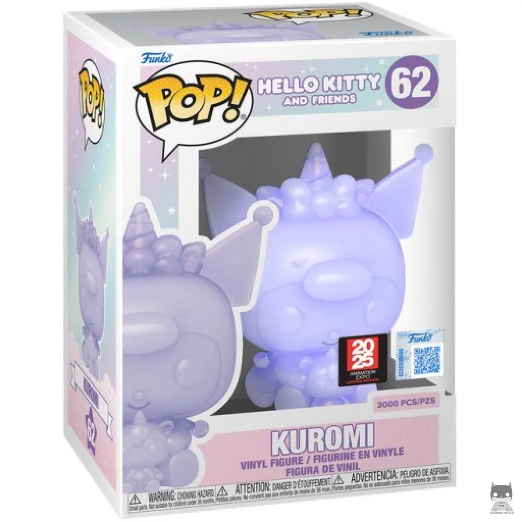 Kuromi (Transclucent) Funko Pop! figure in its box