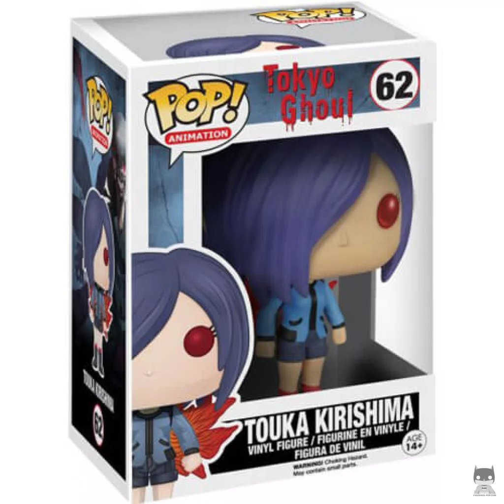 Touka Kirishima Funko Pop! figure in its box