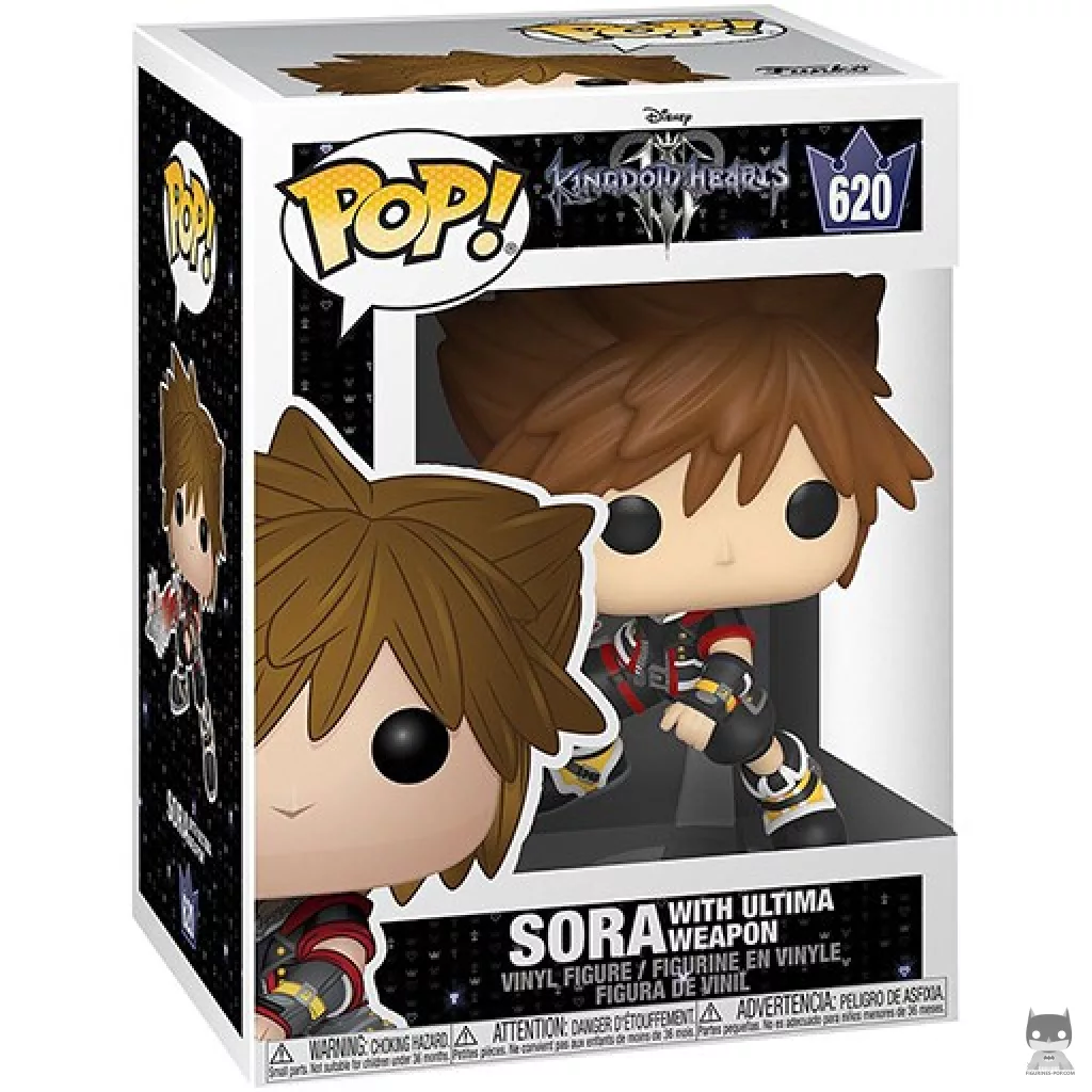 Sora with Ultima Weapon Funko Pop! figure in its box