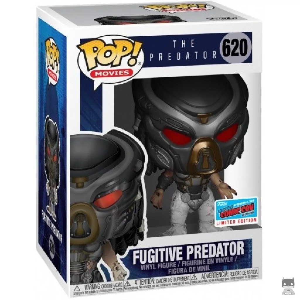 Fugitive Predator disappearing Funko Pop! figure in its box