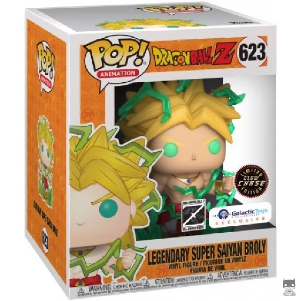 Broly (Supersized & Glow in the Dark) Funko Pop! figure in its box