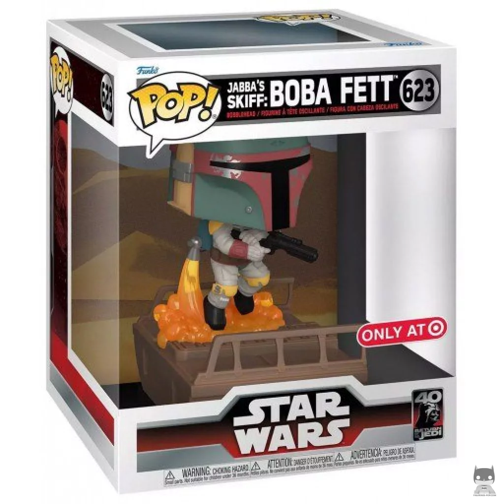 Jabba'S Skiff: Boba Fett Funko Pop! figure in its box