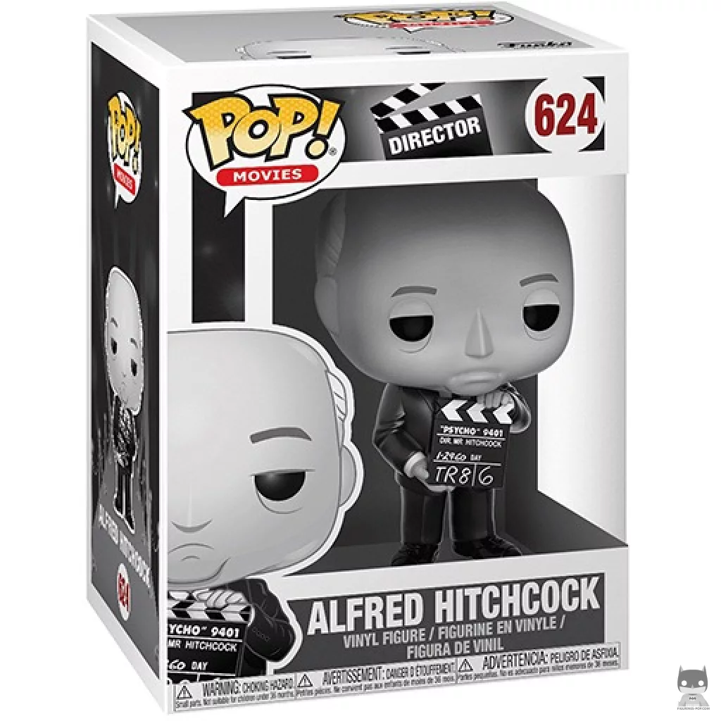 Alfred Hitchcock Funko Pop! figure in its box